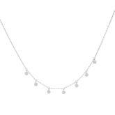 925 Sterling Silver Multi Drop Pendant Chain